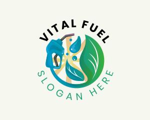 Eco Petrol Station logo design