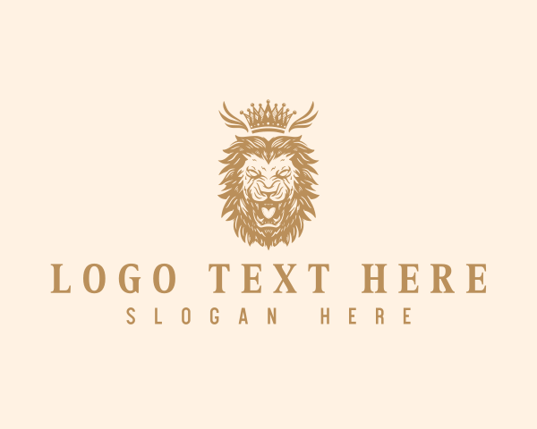Majestic Lion Crown logo