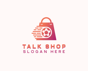 Football Shopping Bag logo design