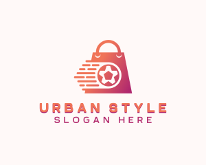 Football Shopping Bag logo design