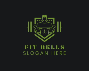 Army Barbell Fitness logo design