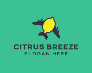 Citrus Lemon Plane  logo