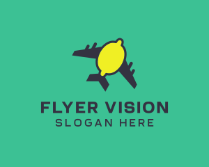 Citrus Lemon Plane  logo