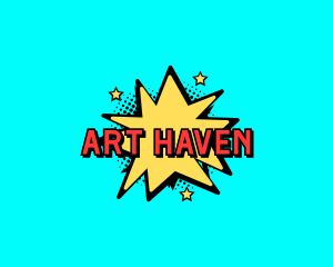 Pop Art Explosion logo design