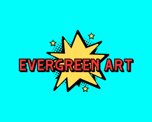 Pop Art Explosion logo design