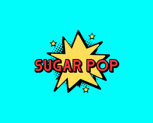 Pop Art Explosion logo design