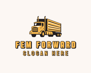 Cargo Truck Forwarding logo design