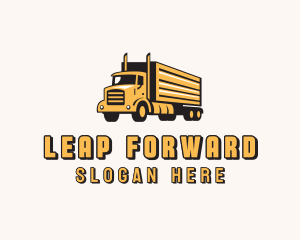 Cargo Truck Forwarding logo design