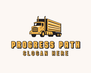 Cargo Truck Forwarding logo design