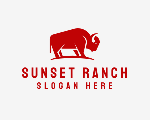 Bison Meat Ranch  logo