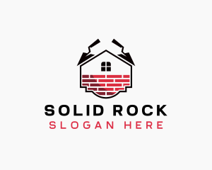 Home Trowel Construction logo design