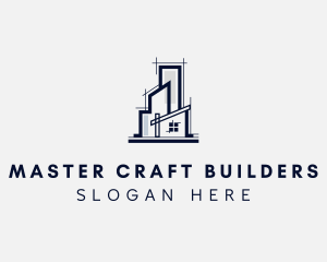 Building House Architect logo design