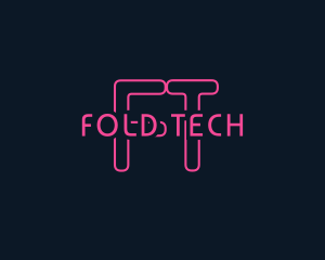 Cyber Tech Neon logo design