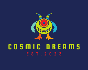 Psychedelic Creature Monster logo