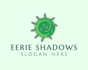 Green Eco Leaves logo design