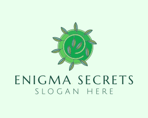 Green Eco Leaves logo design