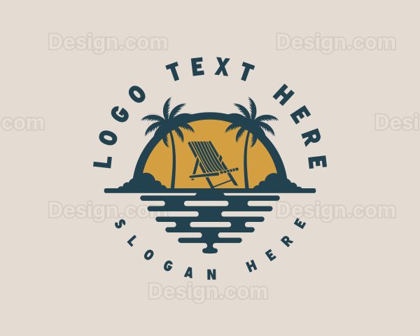 Beach Resort Chair Logo