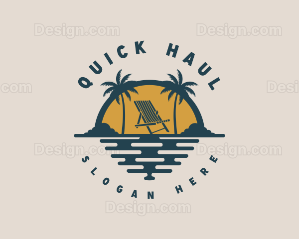 Beach Resort Chair Logo