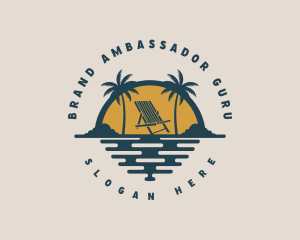 Beach Resort Chair Logo