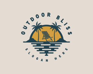 Beach Resort Chair logo design