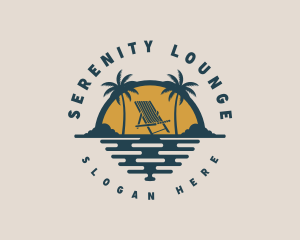 Beach Resort Chair logo design