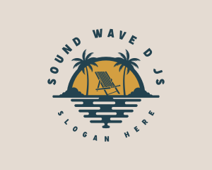 Beach Resort Chair logo design