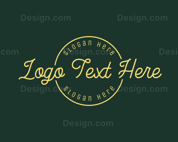 Yellow Luxurious Boutique Logo