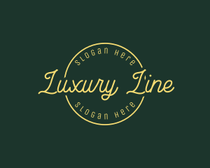 Yellow Luxurious Boutique logo design