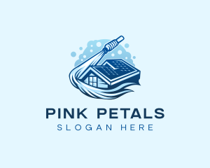 Roofing Power Washer logo design