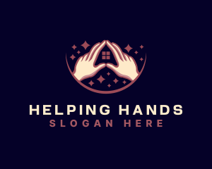 Community Hand House  logo design