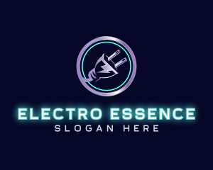 Power Electricity Plug logo