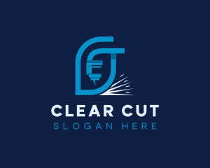 CNC Laser Fabrication logo design