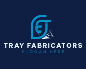 CNC Laser Fabrication logo design