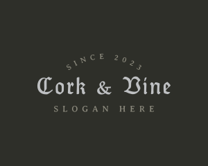 Gothic Bar Business logo design