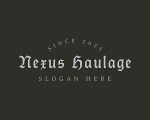 Gothic Bar Business logo design