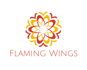 Fiery Flower Garden logo design