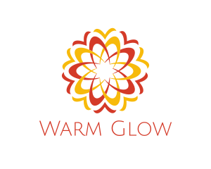 Fiery Flower Garden logo design