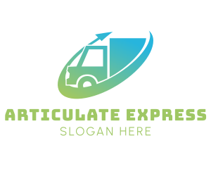 Delivery Truck Express logo design