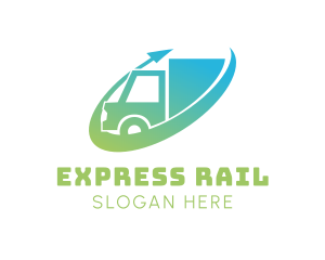 Delivery Truck Express logo design