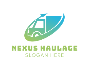 Delivery Truck Express logo design