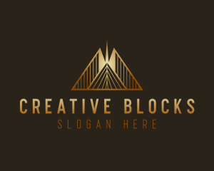 Architecture Pyramid Agency logo design