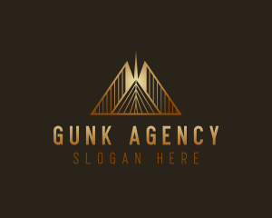 Architecture Pyramid Agency logo design