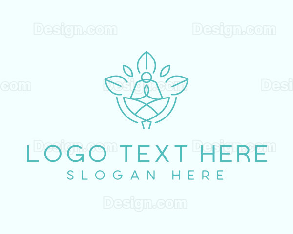 Yoga Lotus Fitness Logo