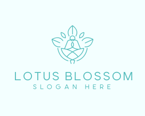 Yoga Lotus Fitness logo design