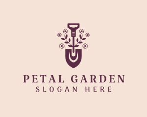 Flower Shovel Landscaping logo design