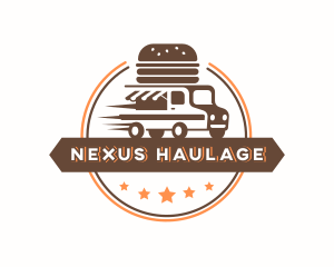 Burger Food Truck logo design