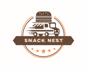 Burger Food Truck logo design