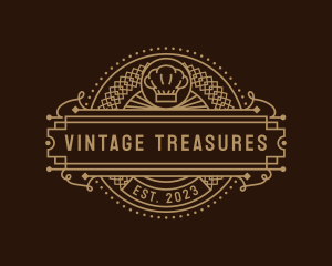 Vintage Retro Restaurant logo design