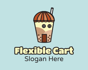 Bubble Tea House logo design