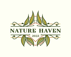 Nature Leaf Garden logo design